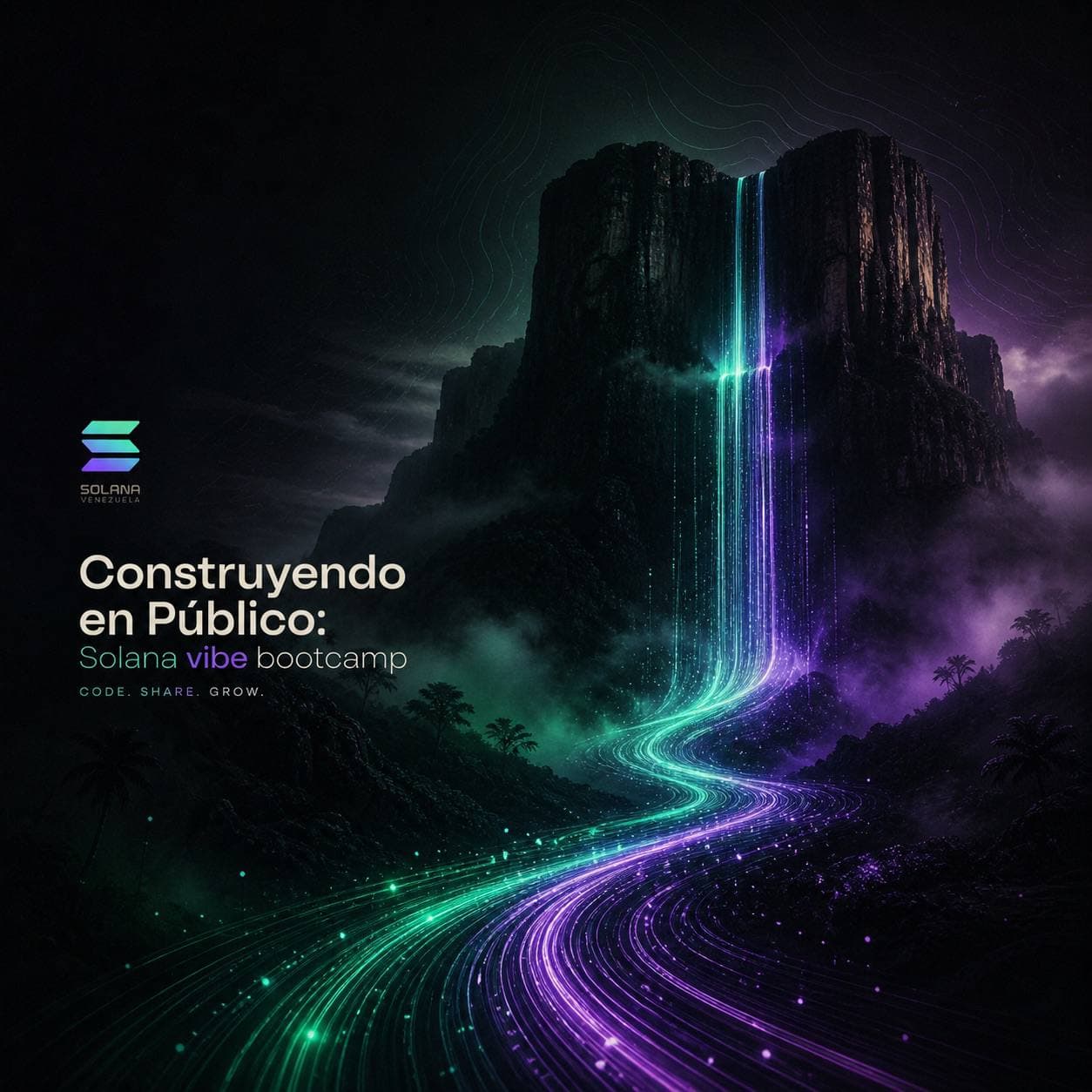 Portada de Construye en público - Solana Vibe Bootcamp